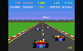 Pole Position atari screenshot
